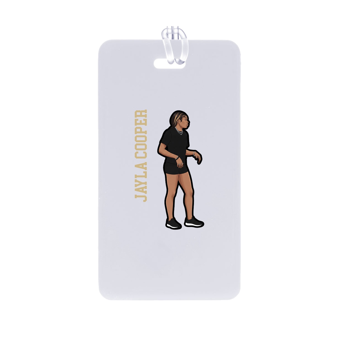 Bag Tag — Name Vertical in Classic