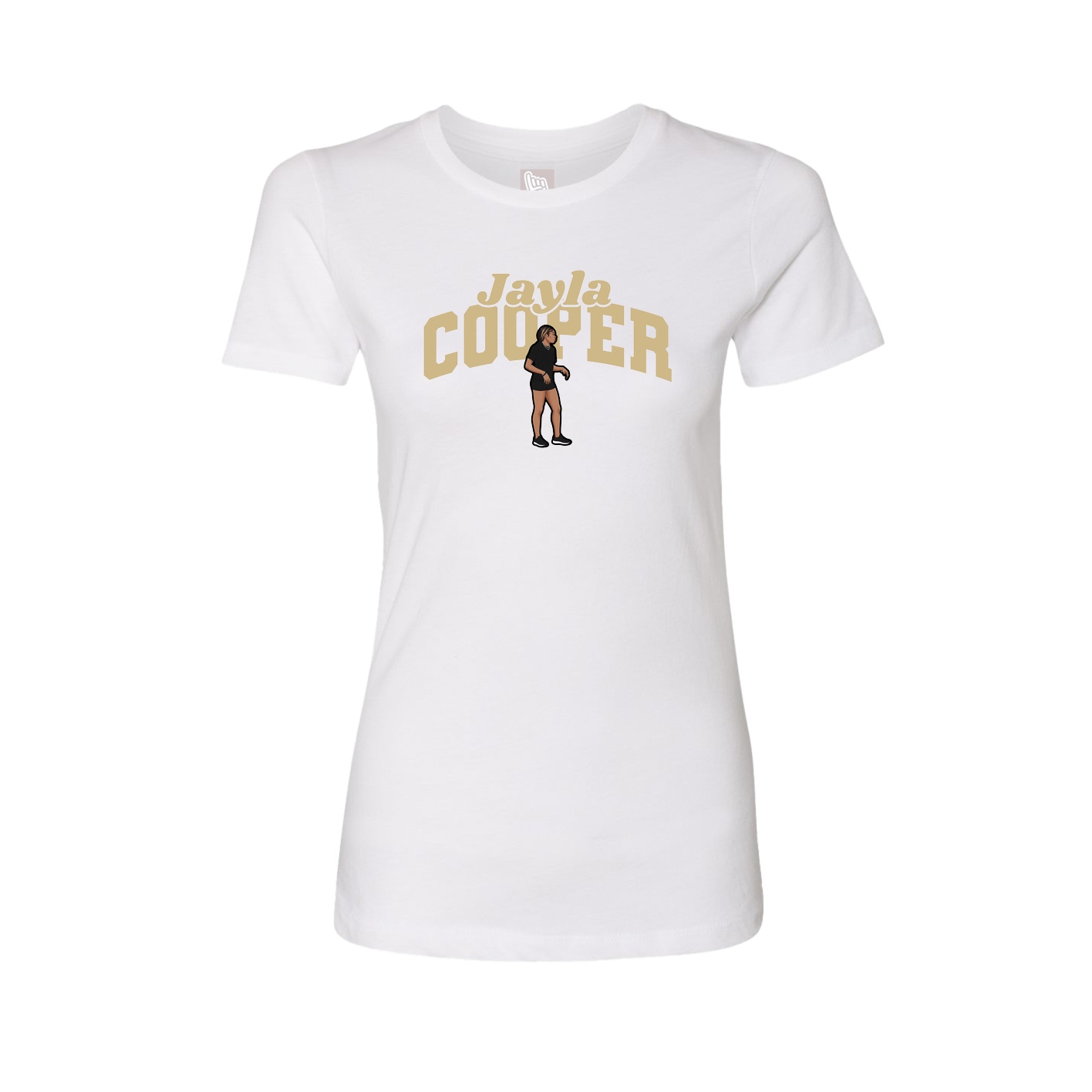 Womens Tee — Signature Arch in White