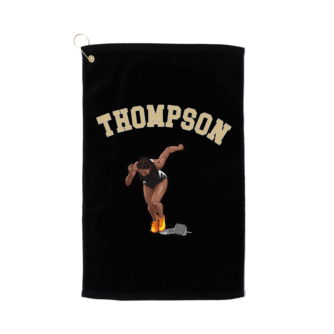 Golf Towel — Shirsey Arch in Black