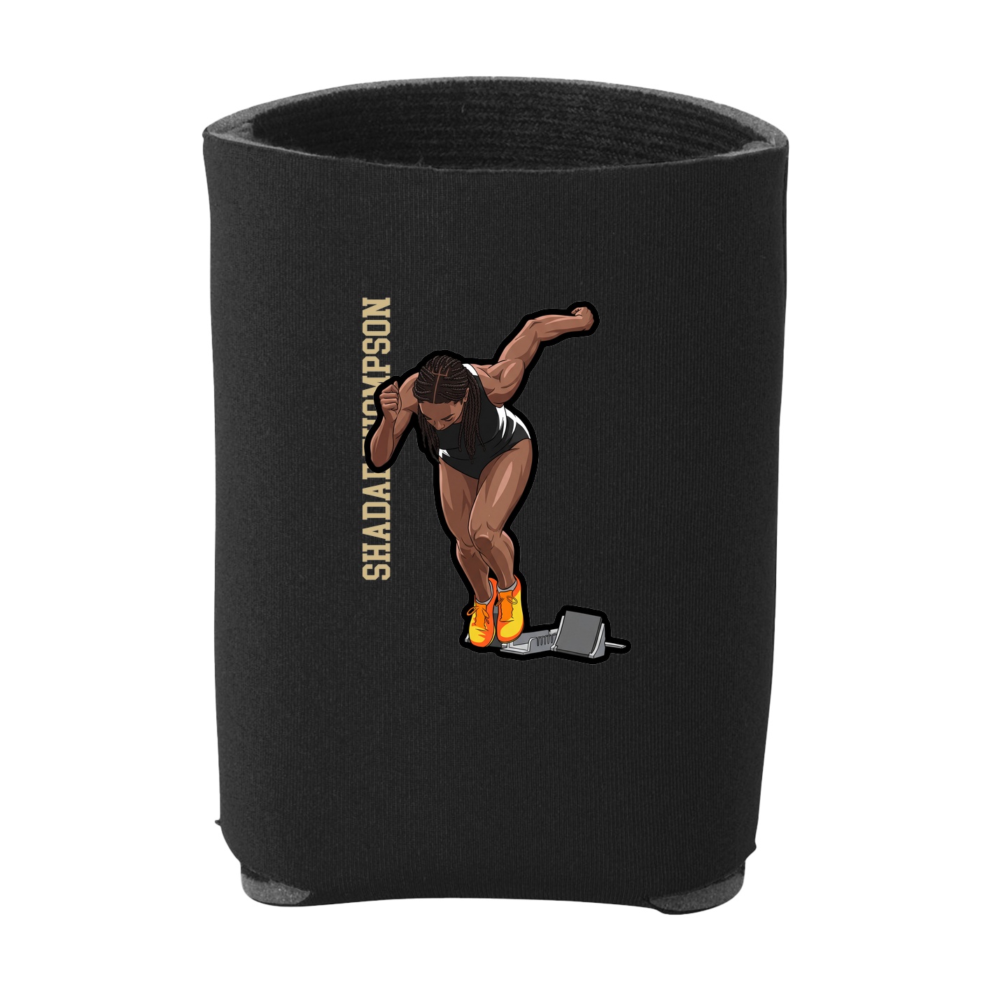 Can Holder — Name Vertical in Black