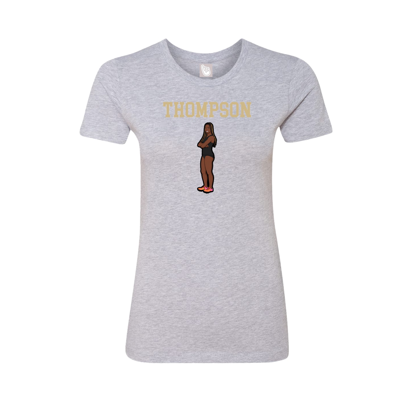 Fitted Women's Tee — Shirsey in Grey