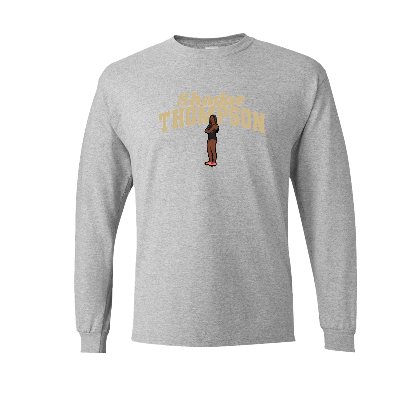 Long Sleeve Tee — Signature Arch in Grey
