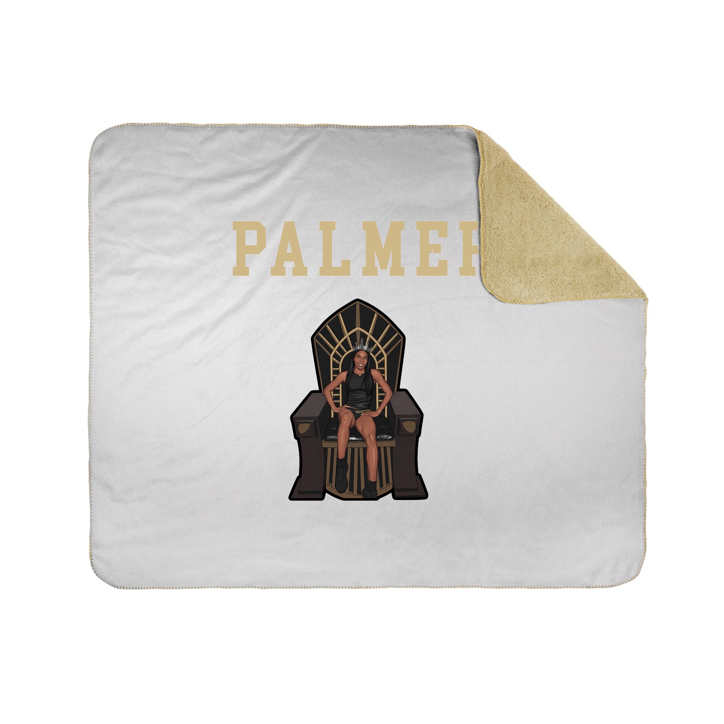 Throw Blanket — Shirsey in White
