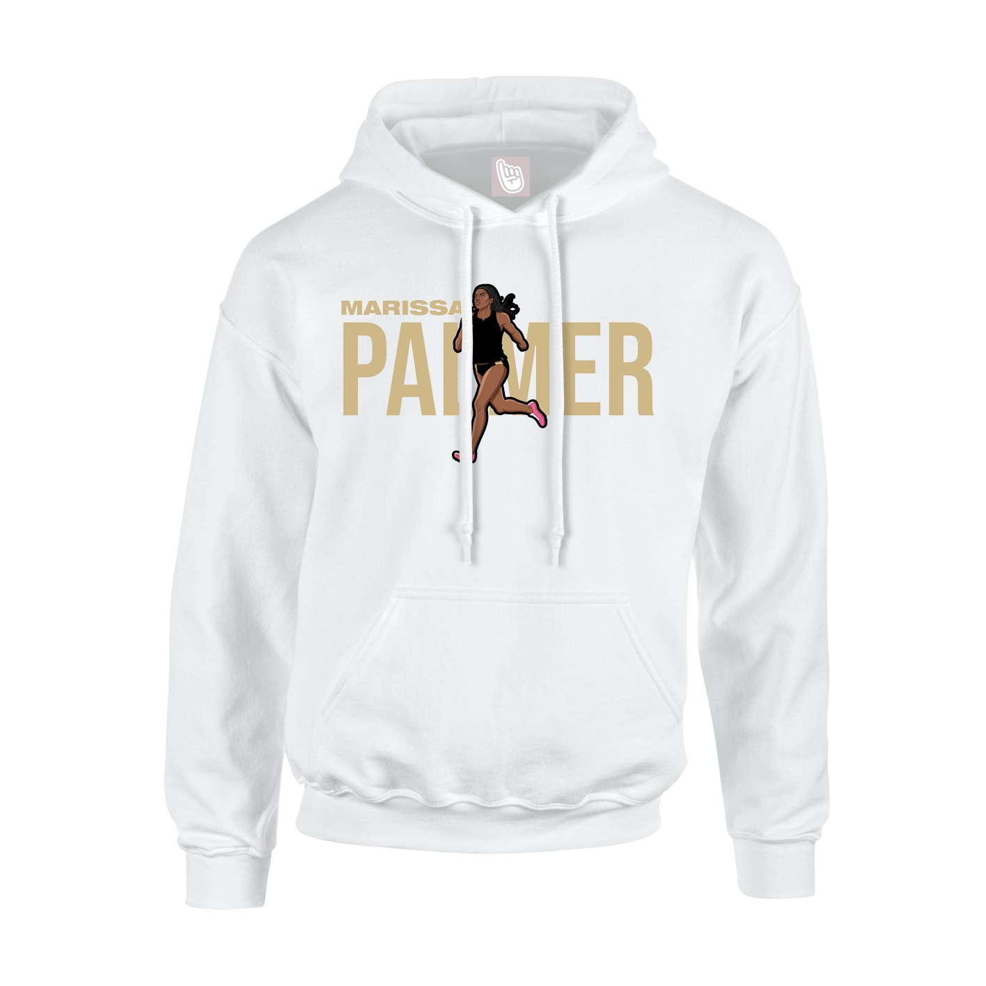 Hoodie — Player Name in White