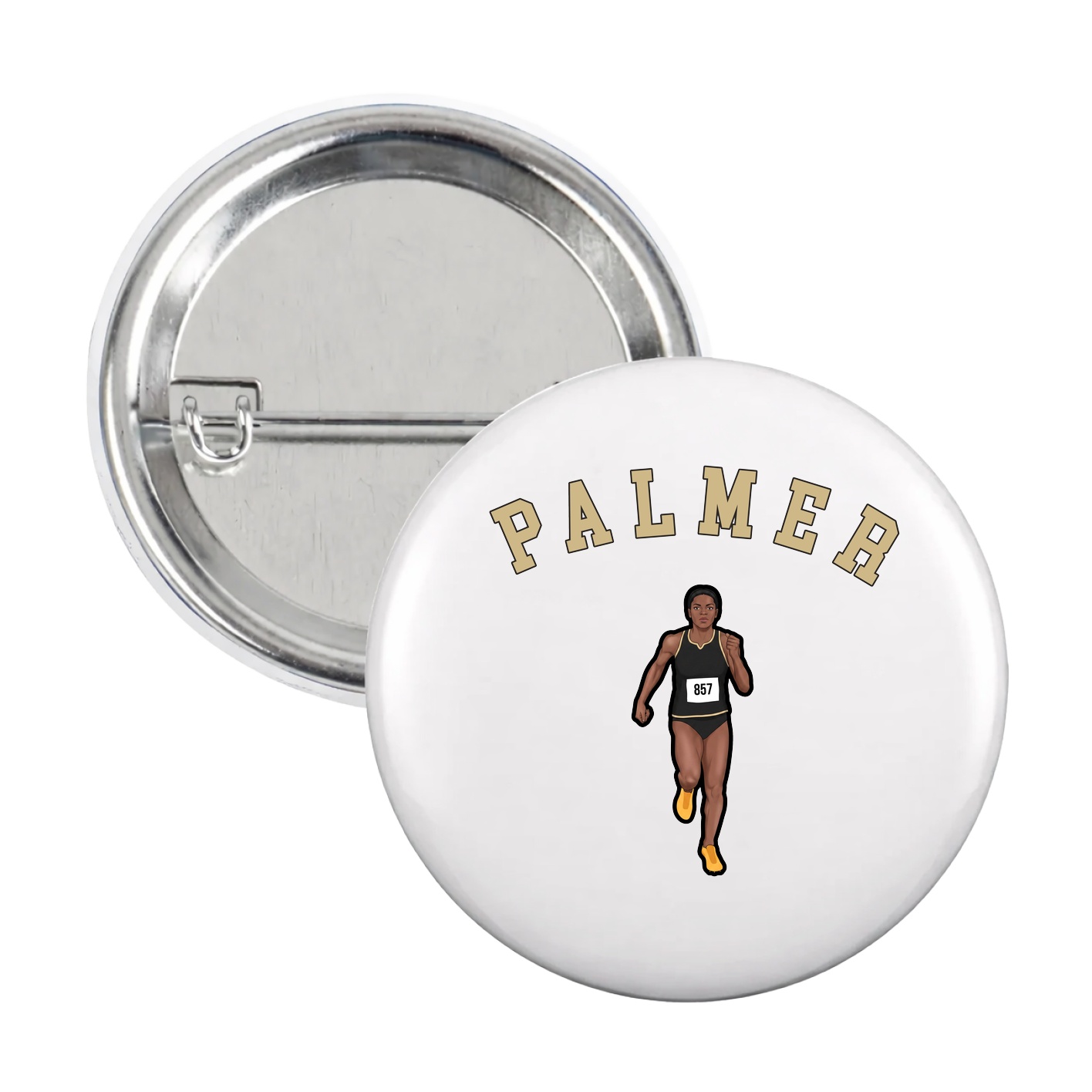 Game Day Button — Shirsey Arch in White