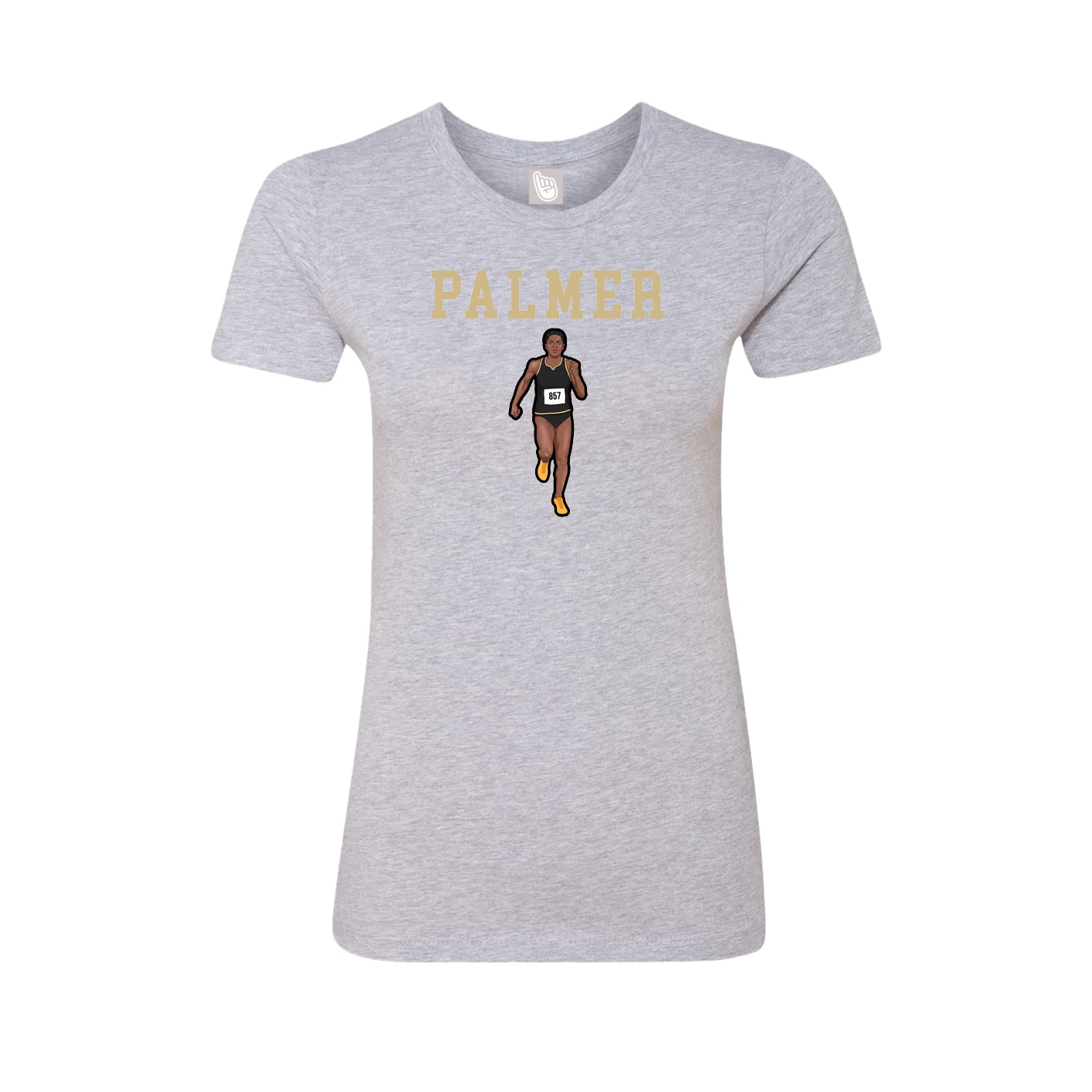 Fitted Women's Tee — Shirsey in Grey