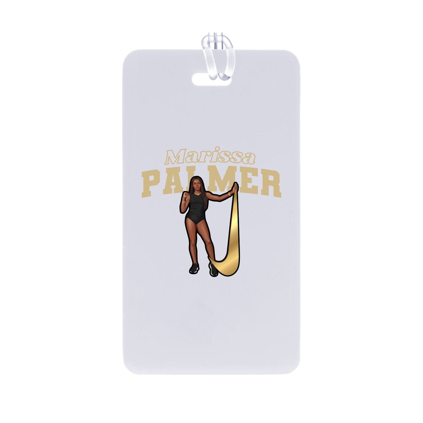 Bag Tag — Name Arch in Classic
