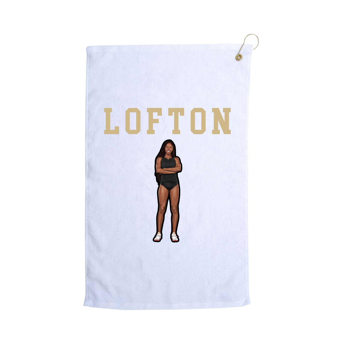 Golf Towel — Shirsey in White