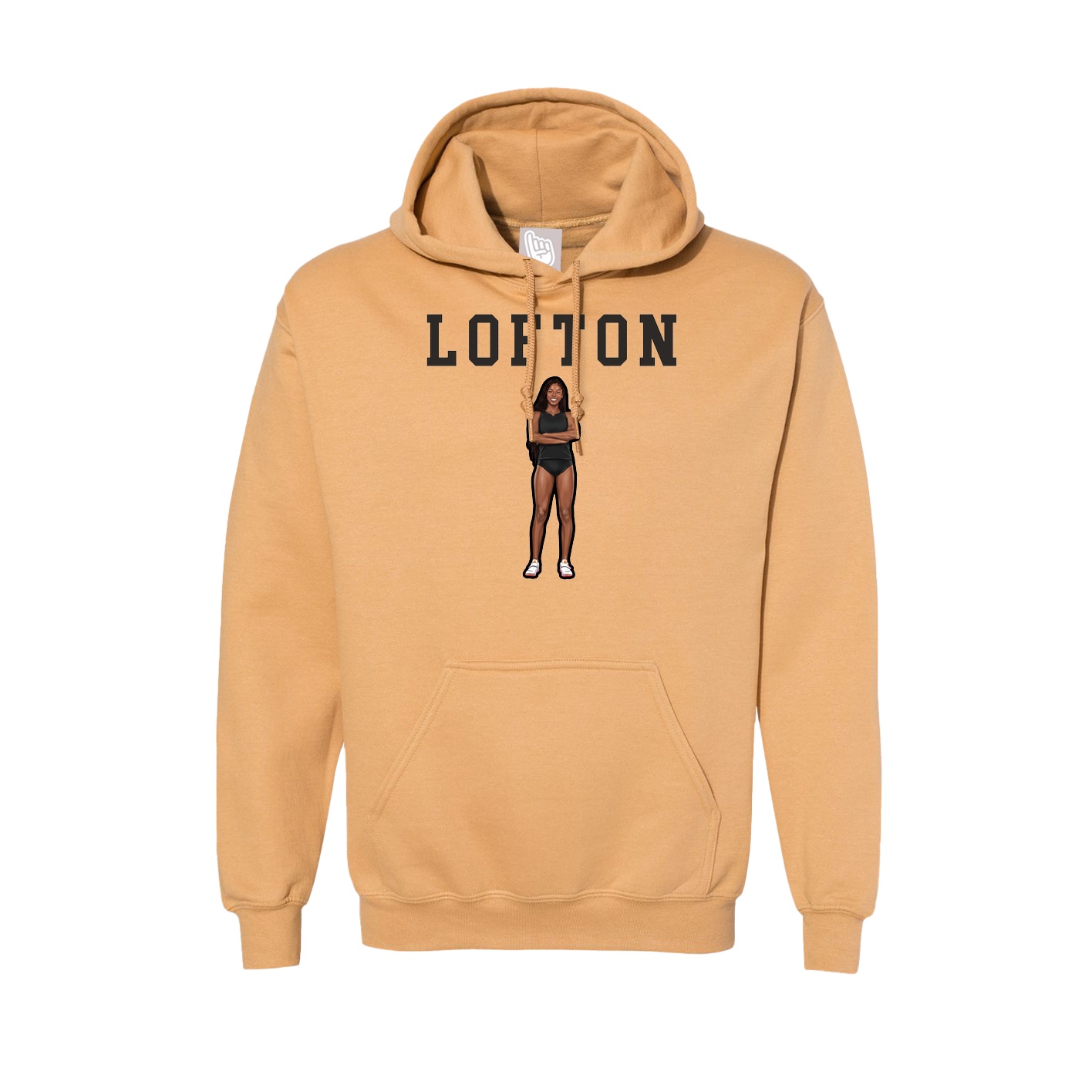 Hoodie — Shirsey in Vegas Gold