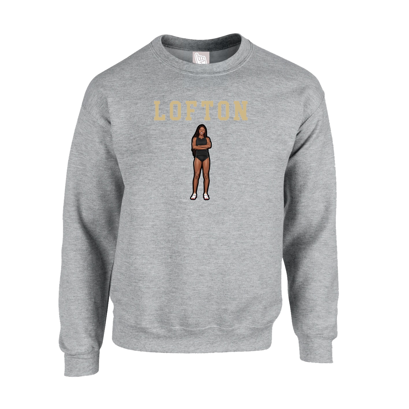 Fleece Crew — Shirsey in Grey