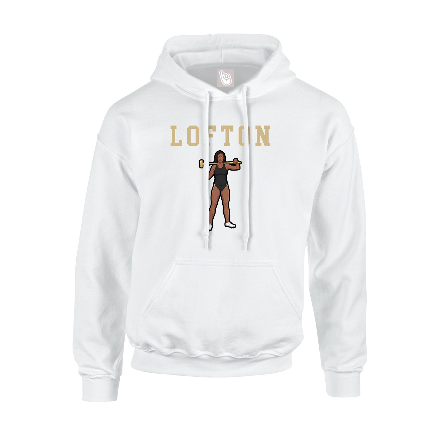 Youth Hoodie — Shirsey in White