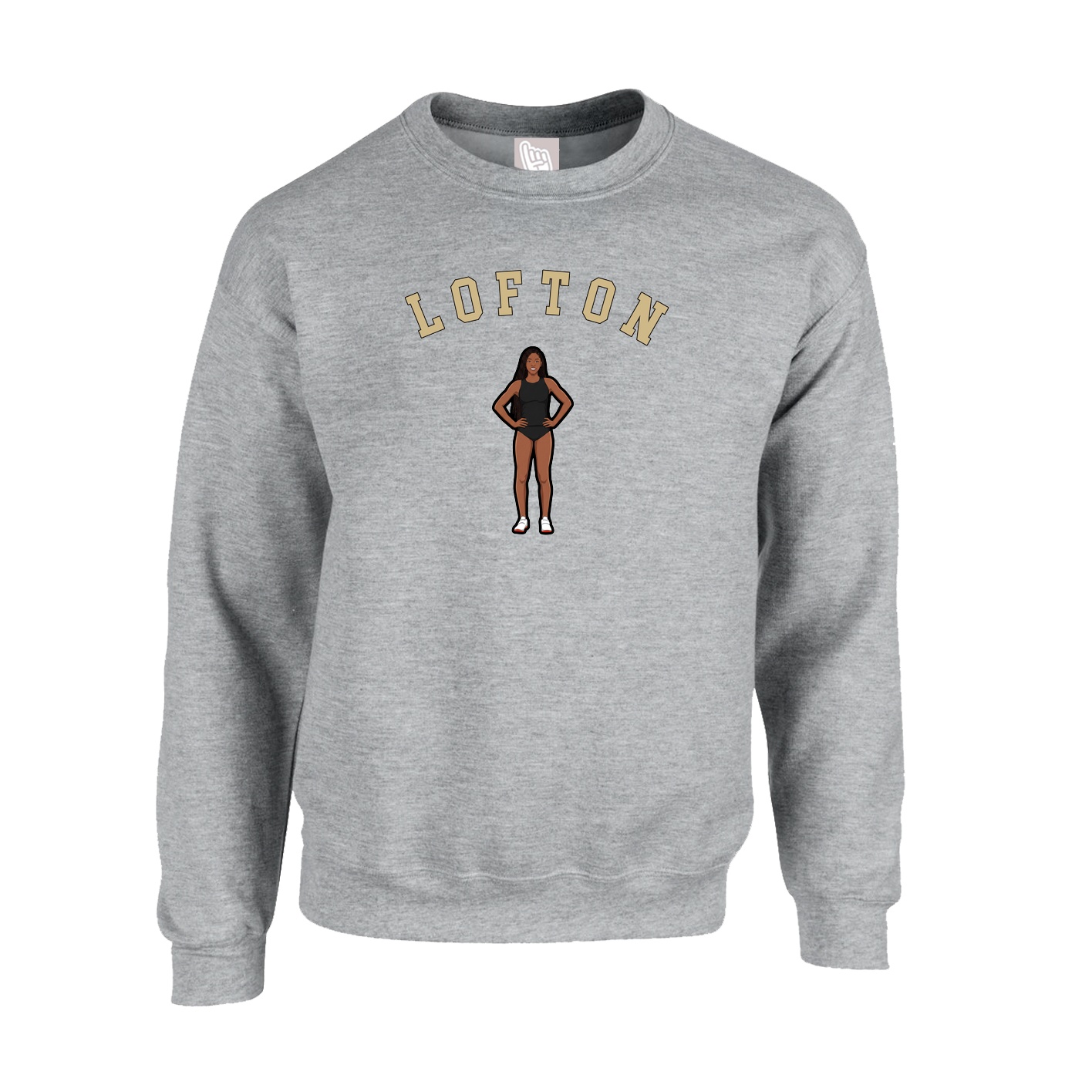 Fleece Crew — Shirsey Arch in Grey