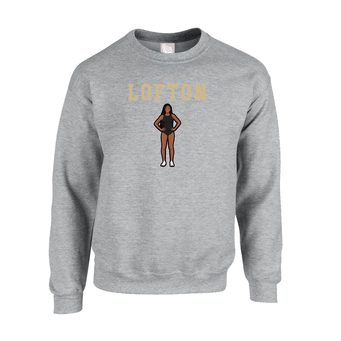 Fleece Crew — Shirsey in Grey