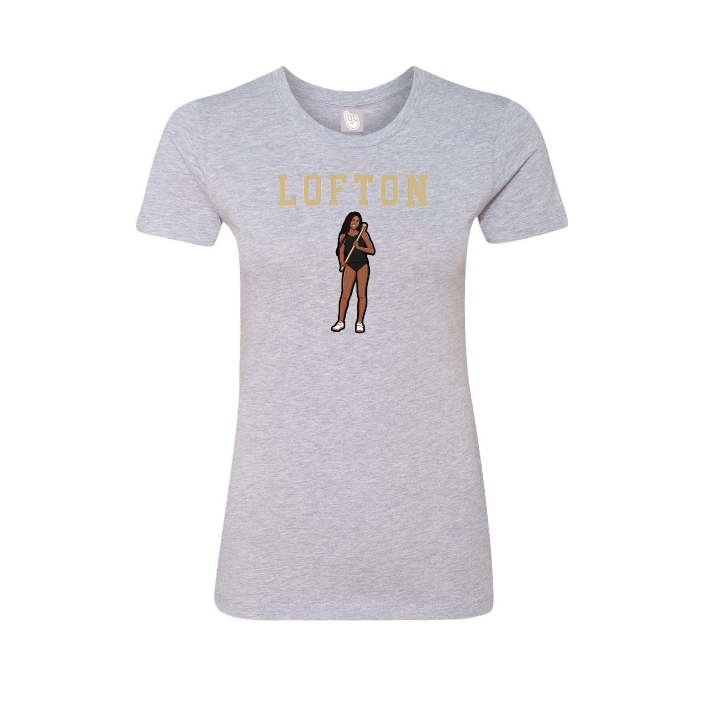 Fitted Women's Tee — Shirsey in Grey
