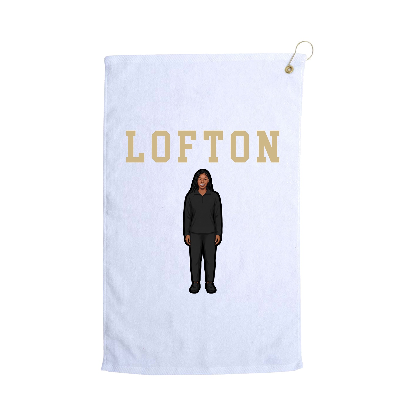 Golf Towel — Shirsey in White