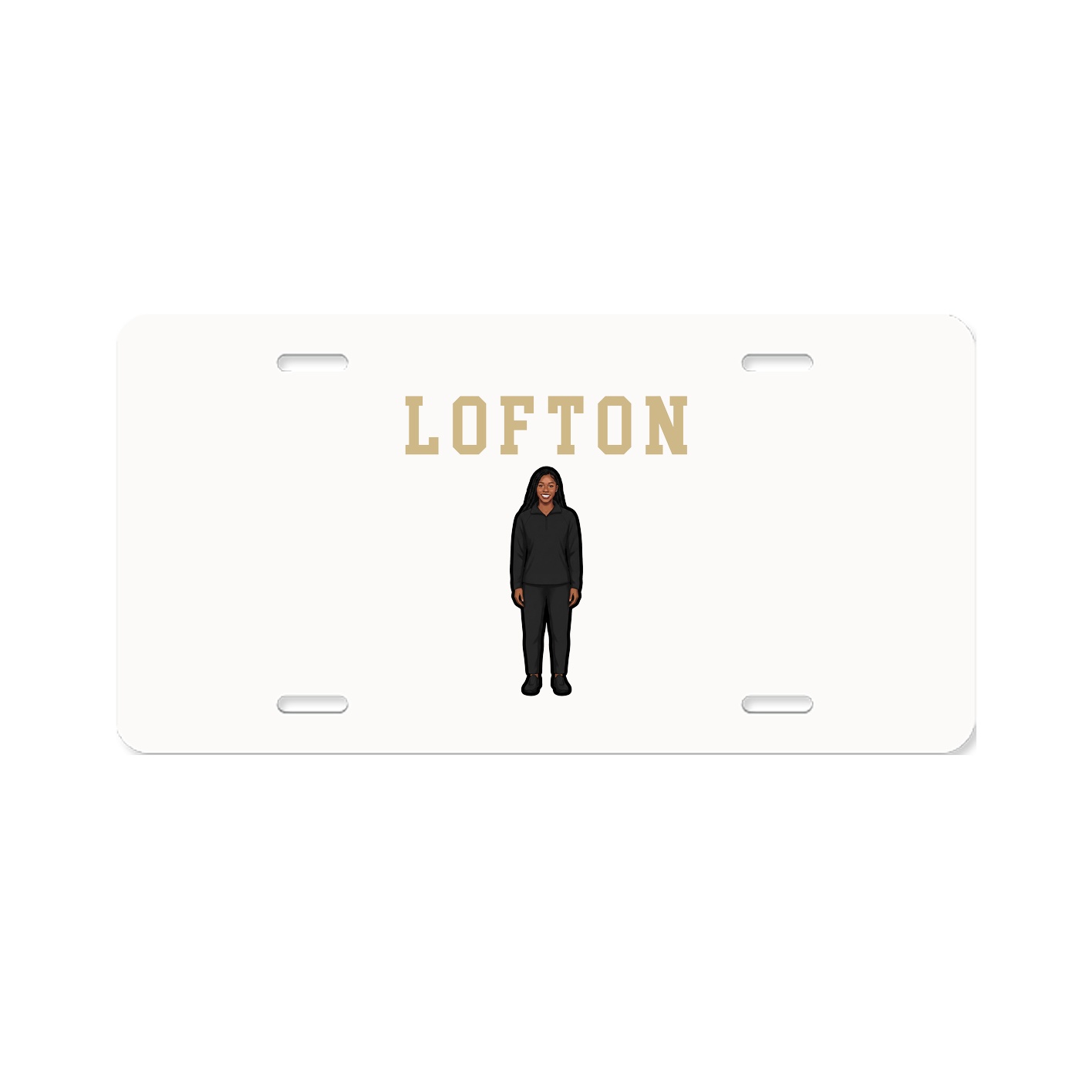 License Plate — Shirsey in Classic