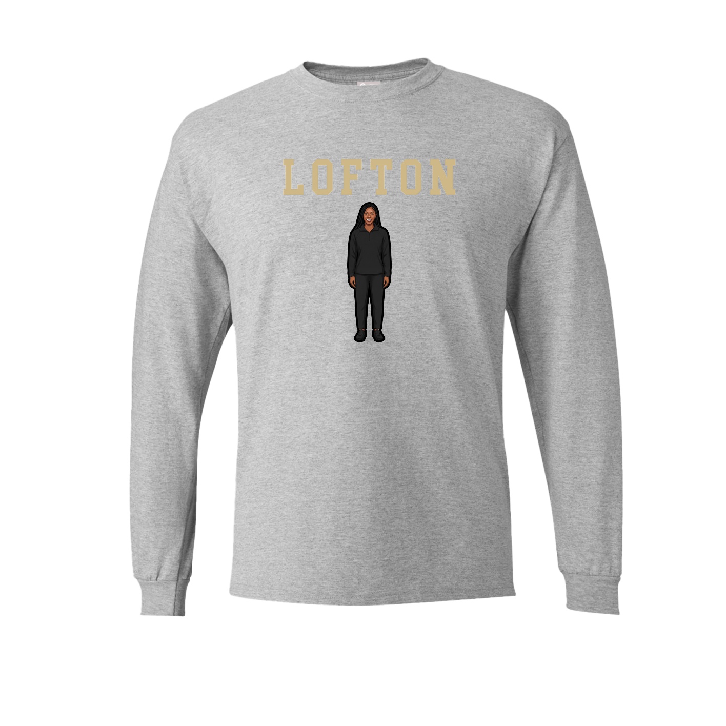 Long Sleeve Tee — Shirsey in Grey