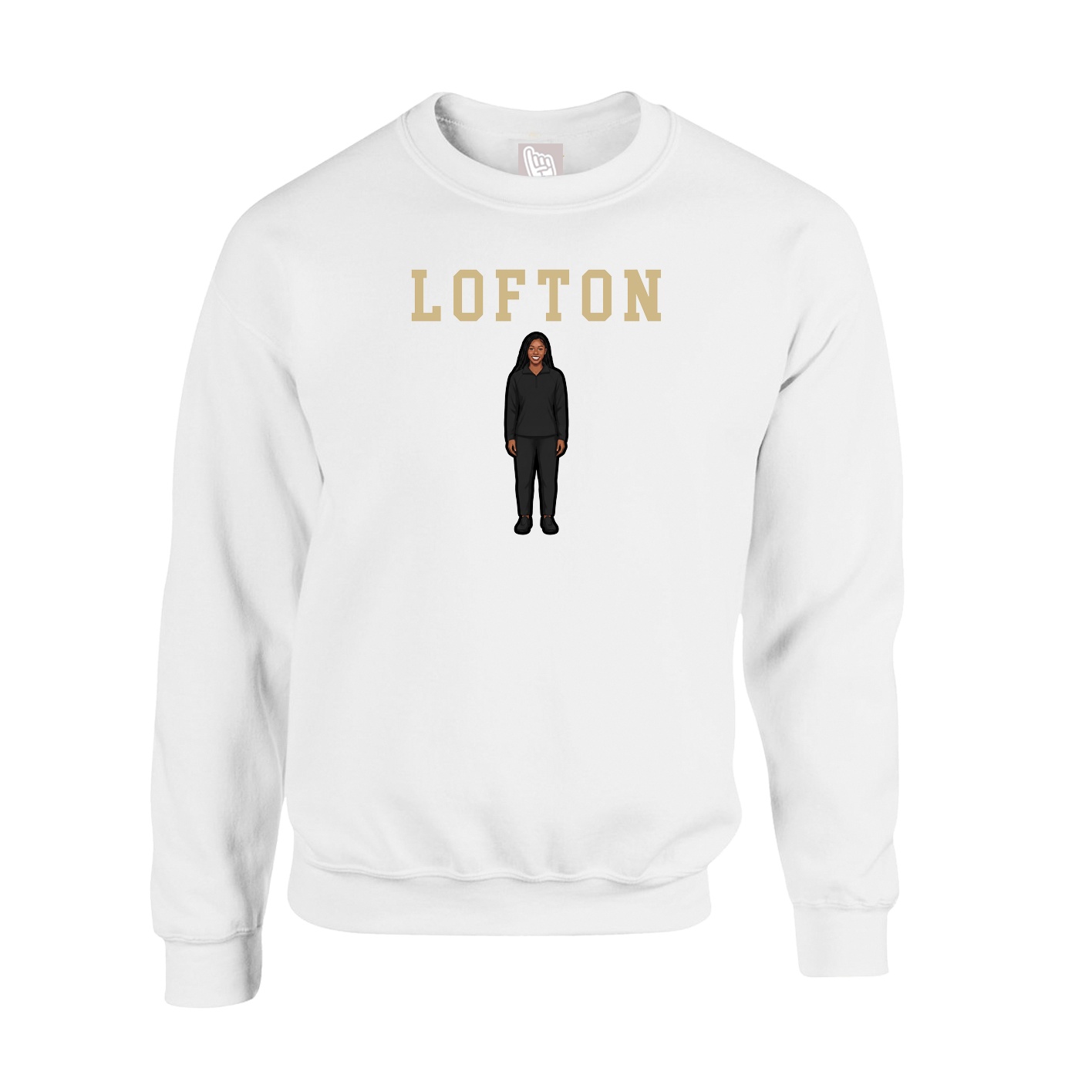 Fleece Crew — Shirsey in White