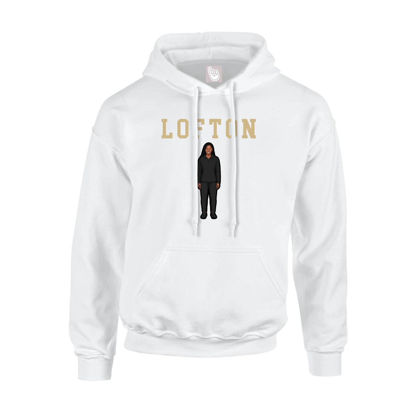 Youth Hoodie — Shirsey in White