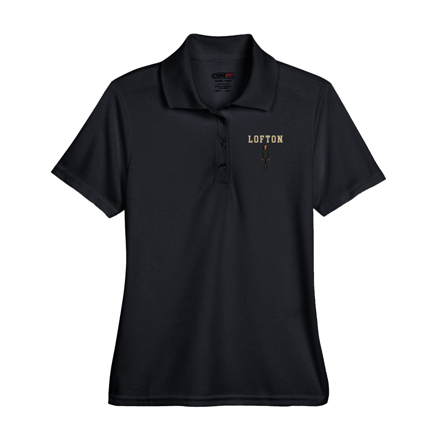 Performance Polo — Shirsey in Black