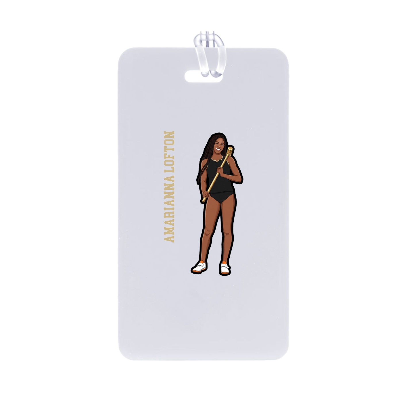 Bag Tag — Name Vertical in Classic