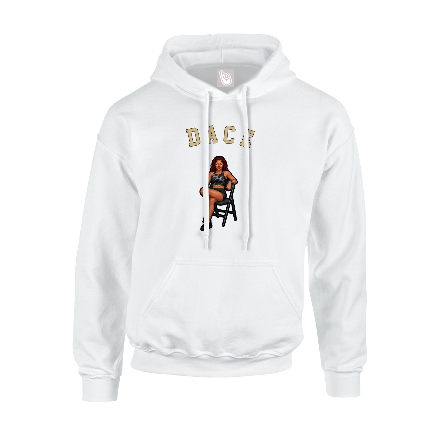 Youth Hoodie — Shirsey Arch in White