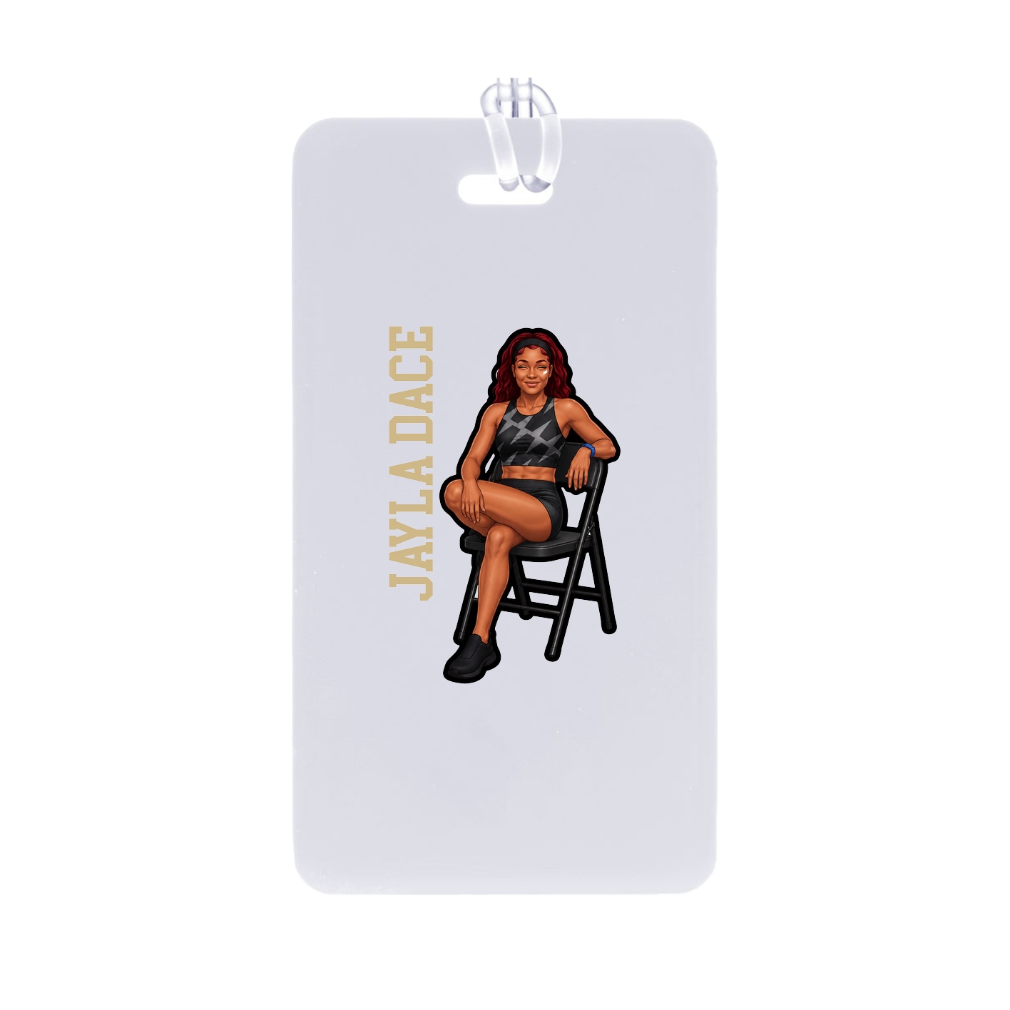Bag Tag — Name Vertical in Classic