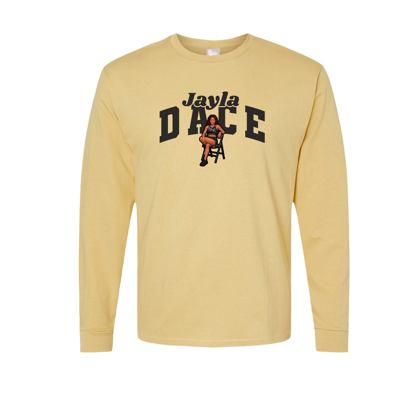 Long Sleeve Tee — Signature Arch in Vegas Gold
