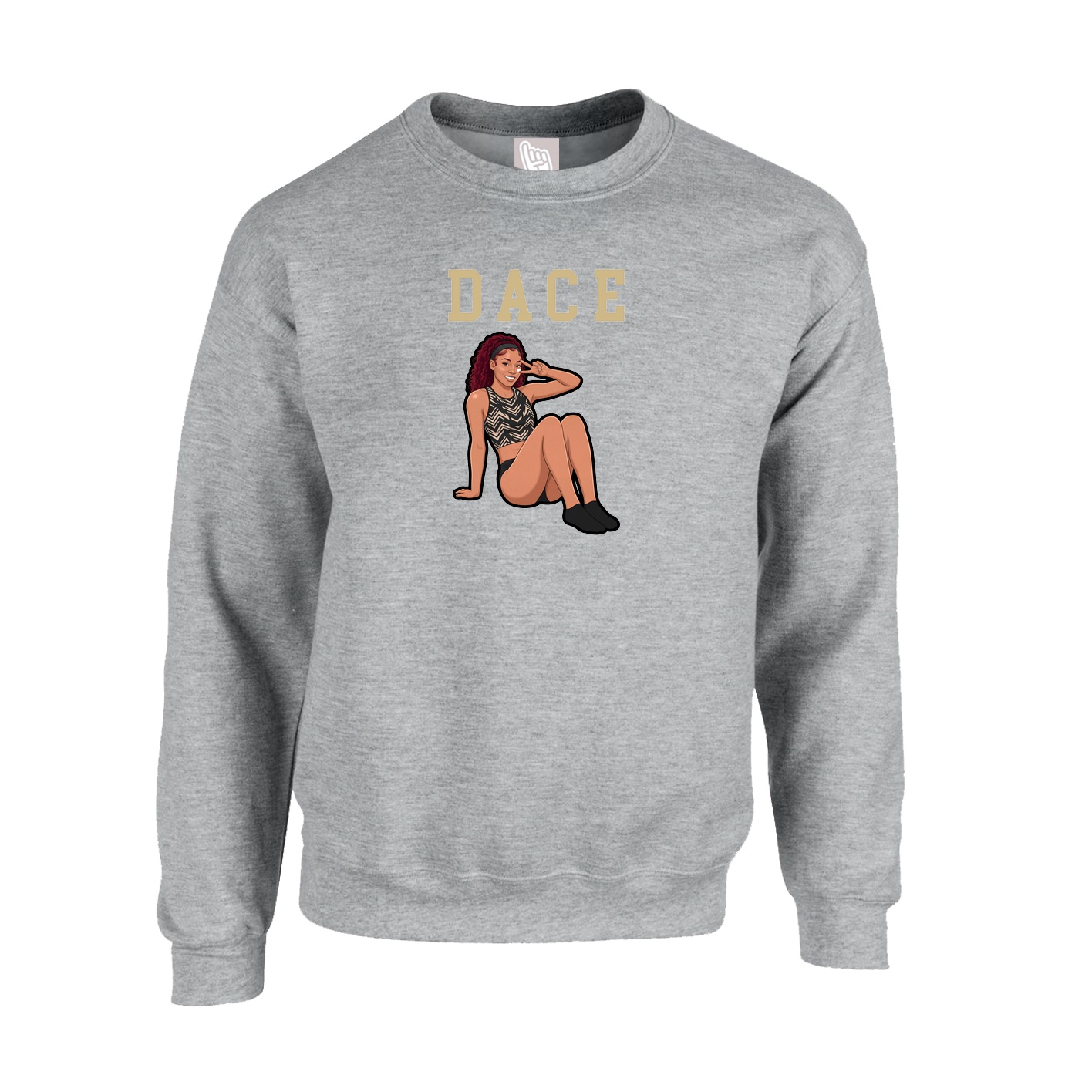 Fleece Crew — Shirsey in Grey