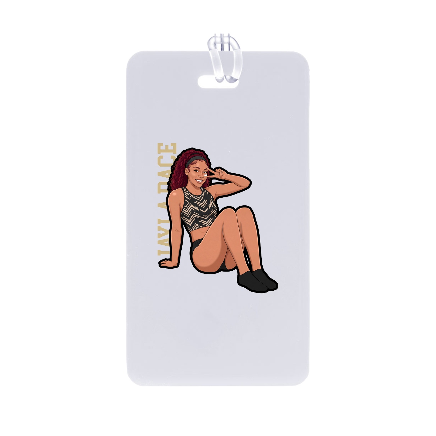 Bag Tag — Name Vertical in Classic