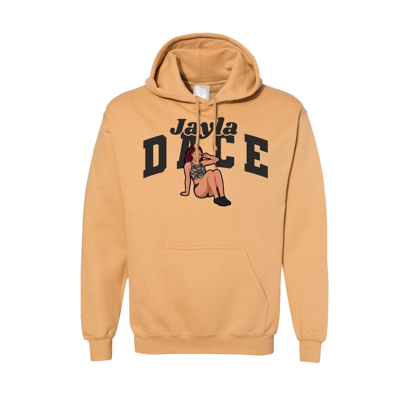 Hoodie — Signature Arch in Vegas Gold