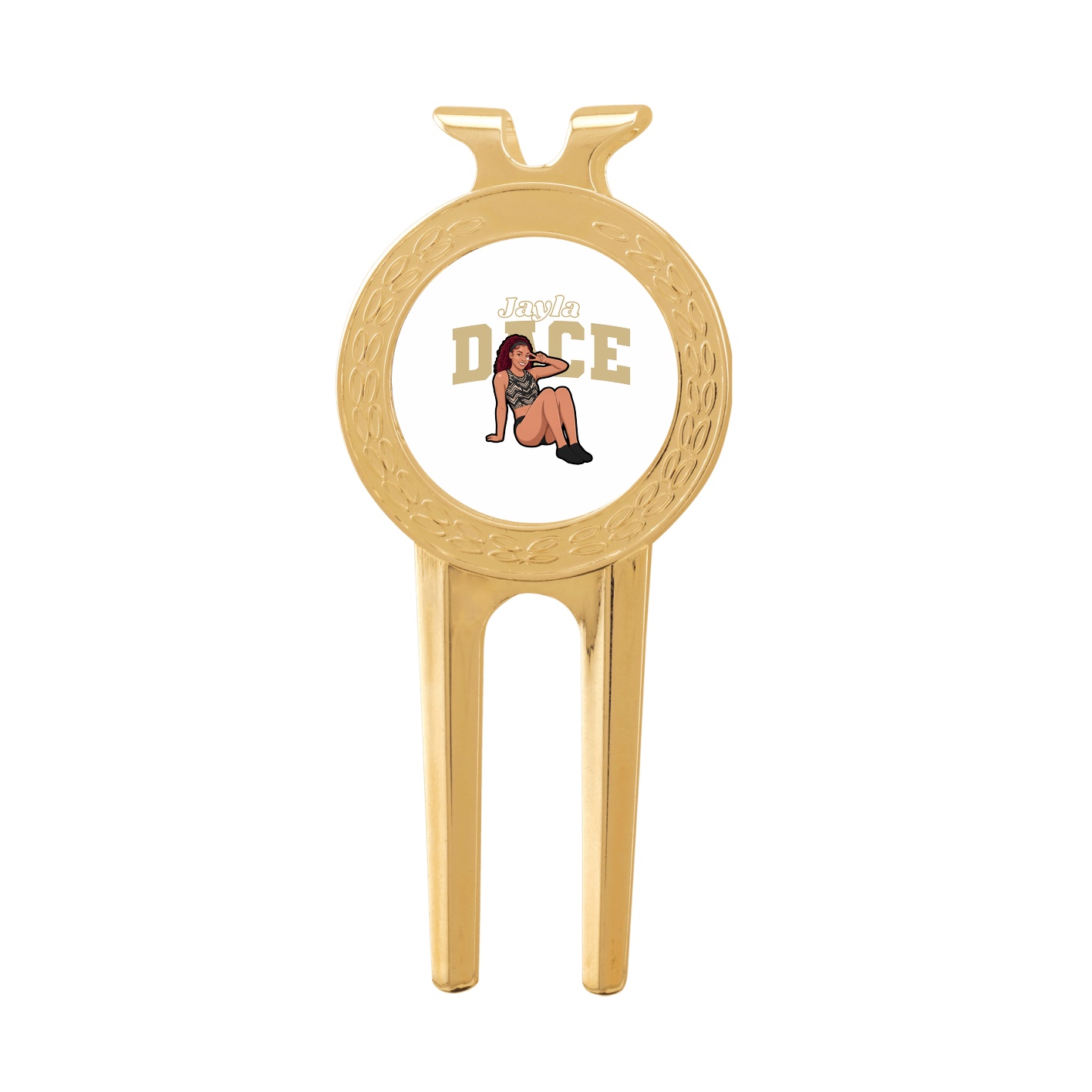 Divot Tool with Ball Marker — Name Arch in Classic