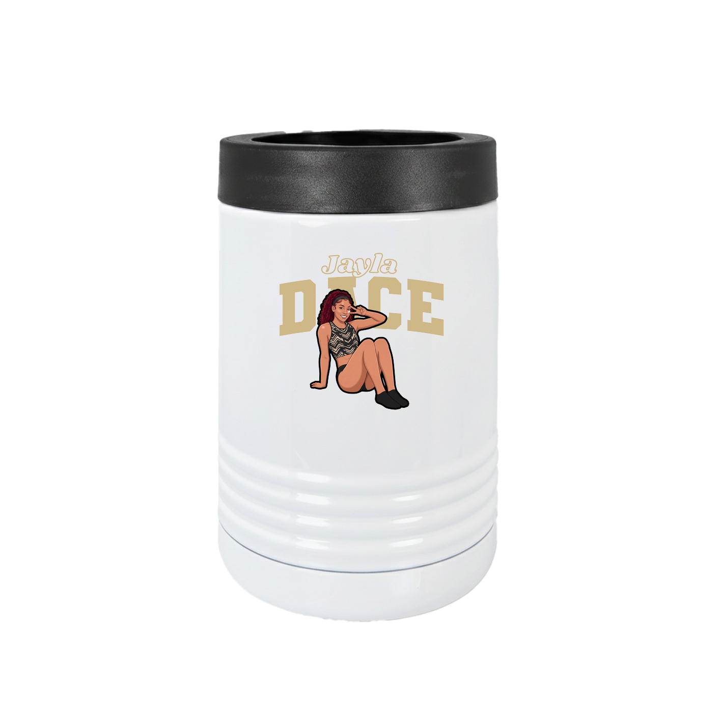 Beverage Holder — Name Arch in White