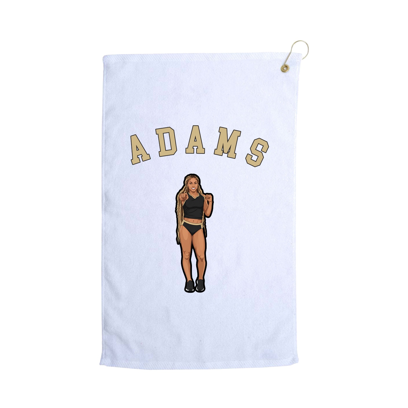 Golf Towel — Shirsey Arch in White
