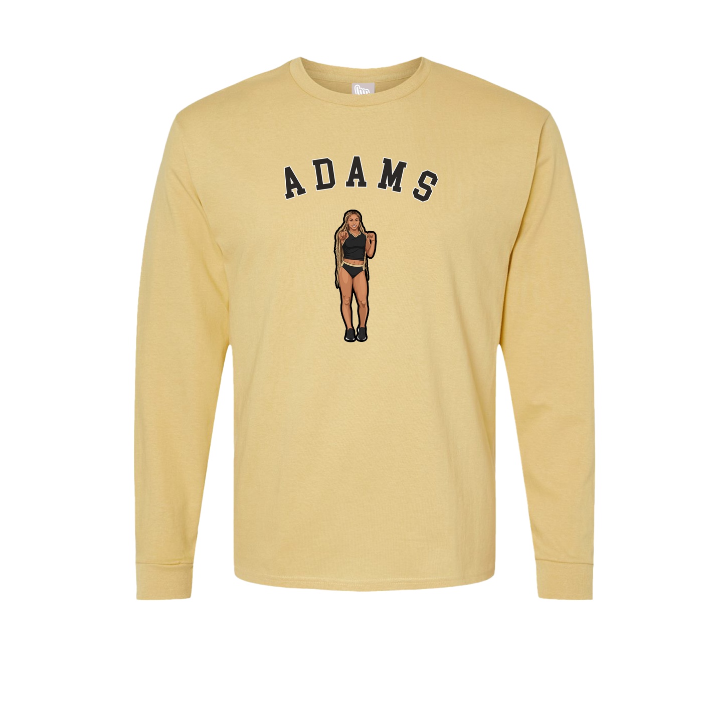 Long Sleeve Tee — Shirsey Arch in Vegas Gold