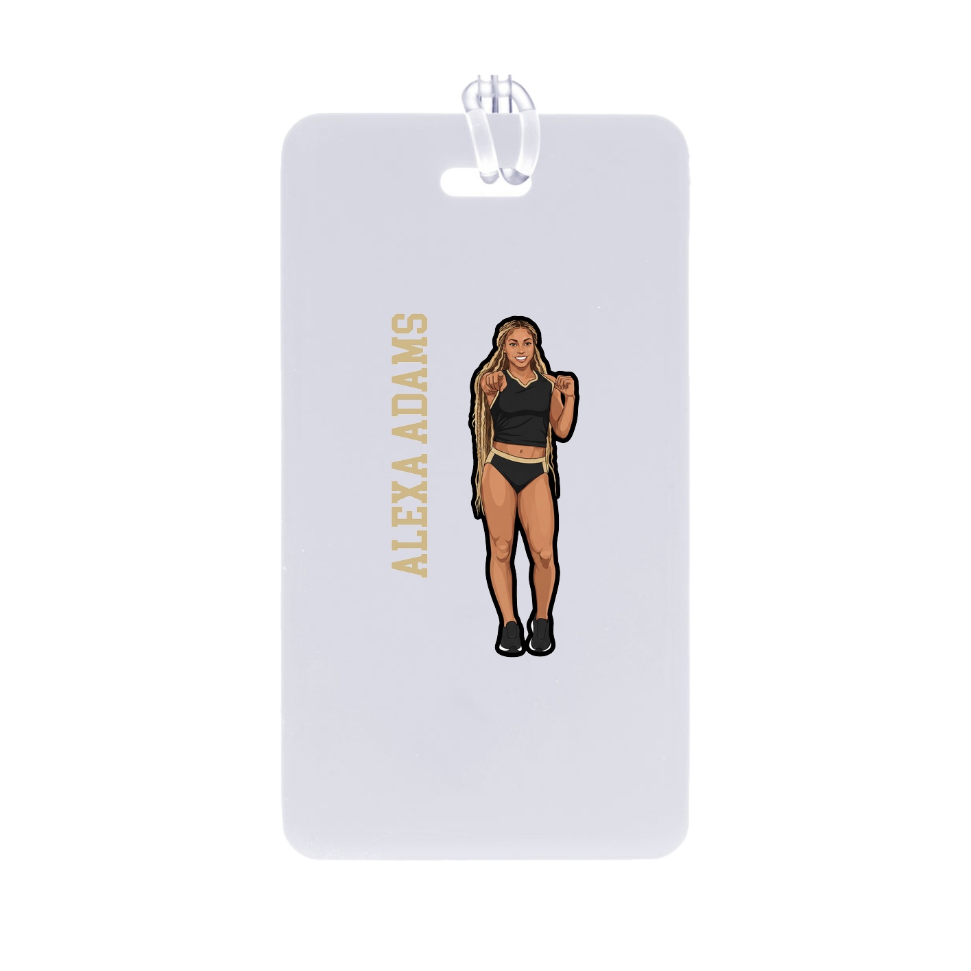 Bag Tag — Name Vertical in Classic