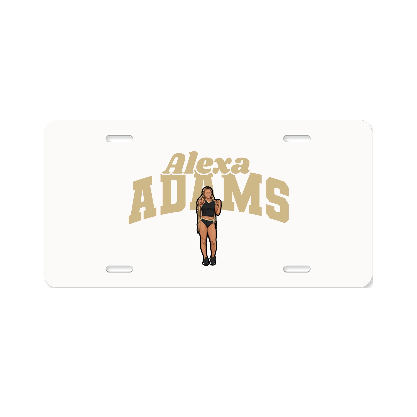 License Plate — Signature Arch in Classic