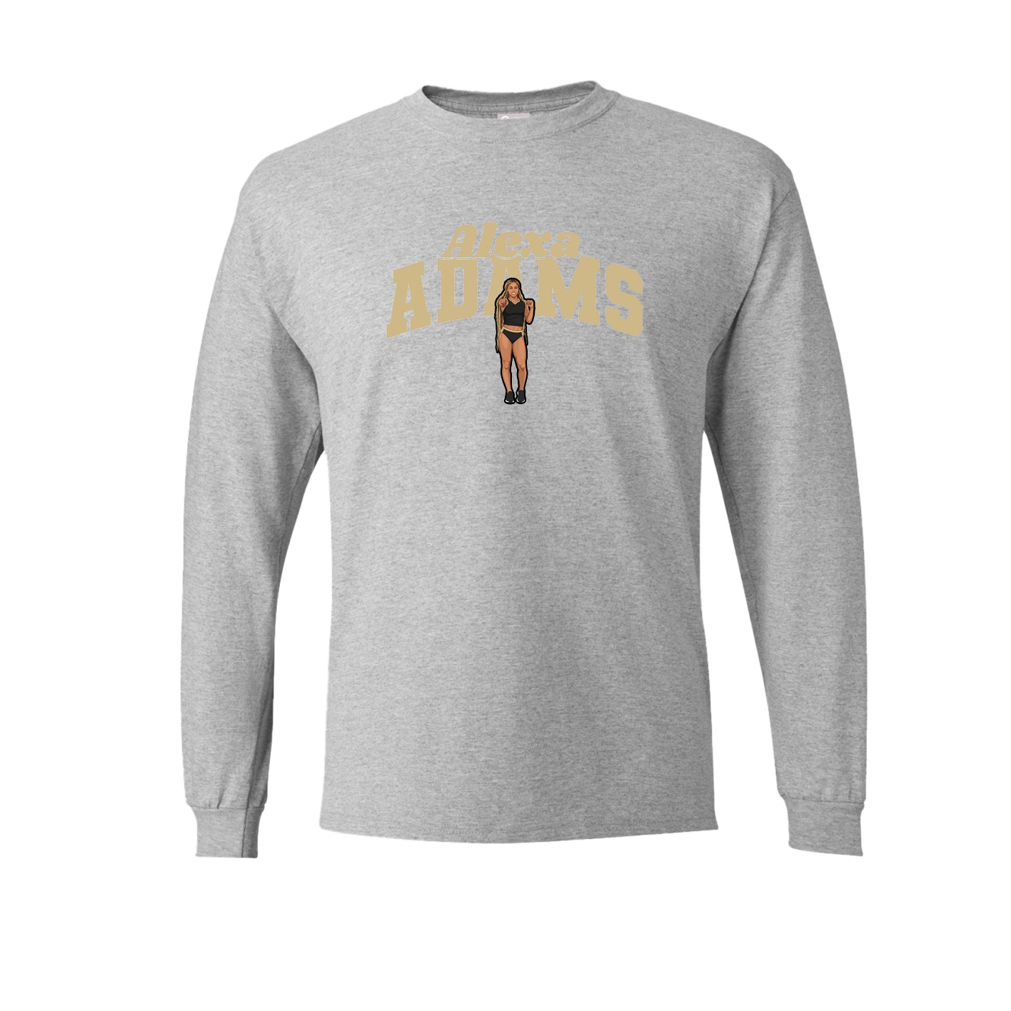 Long Sleeve Tee — Signature Arch in Grey