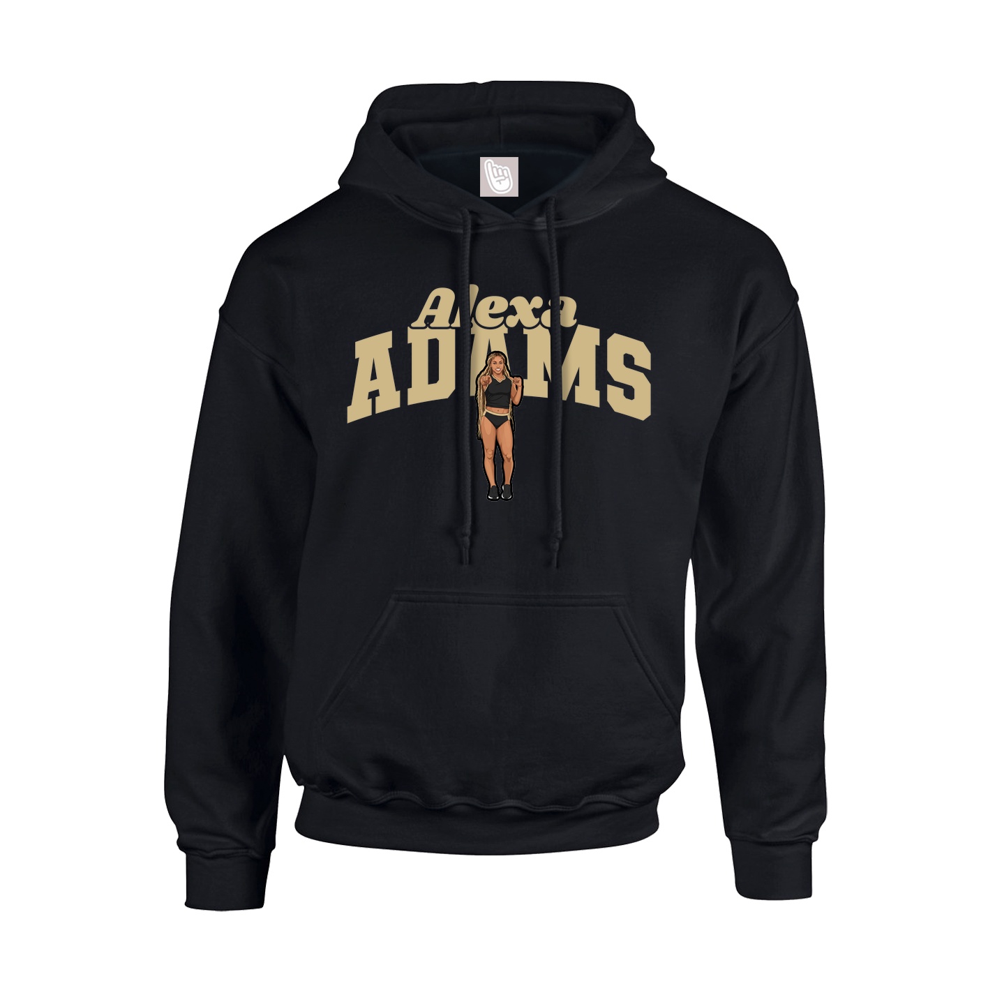 Hoodie — Signature Arch in Black