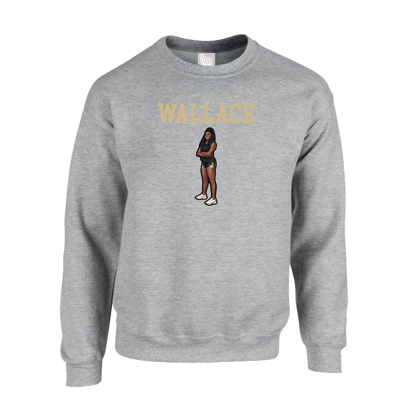 Fleece Crew — Shirsey in Grey