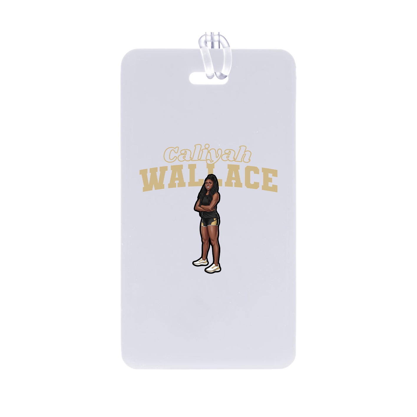 Bag Tag — Name Arch in Classic