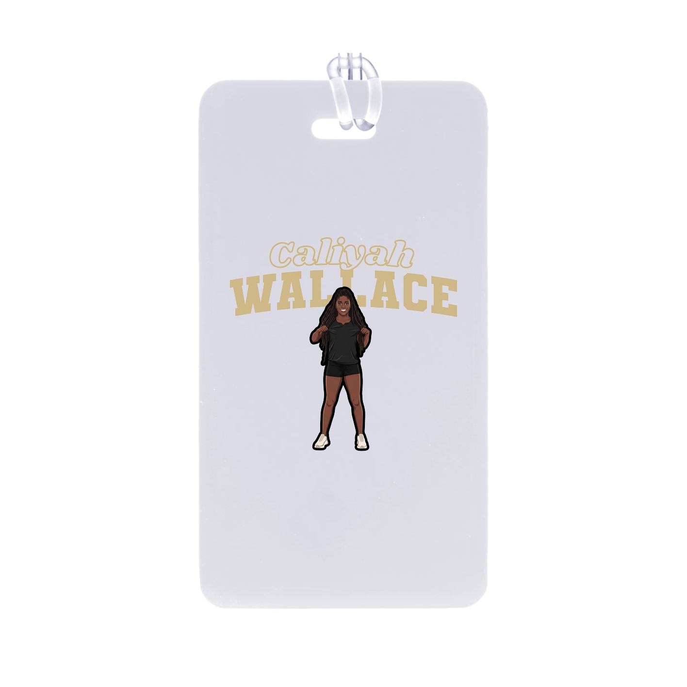 Bag Tag — Name Arch in Classic
