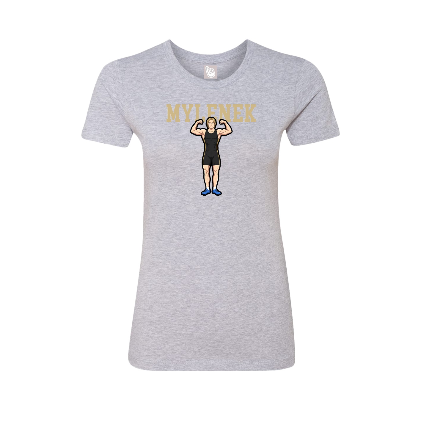 Fitted Women's Tee — Shirsey in Grey