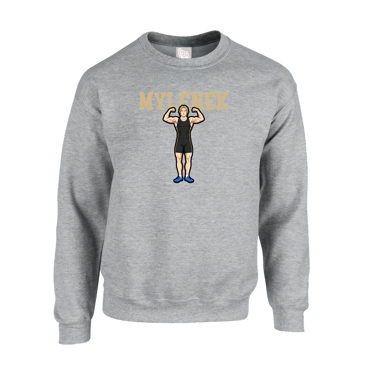 Fleece Crew — Shirsey in Grey