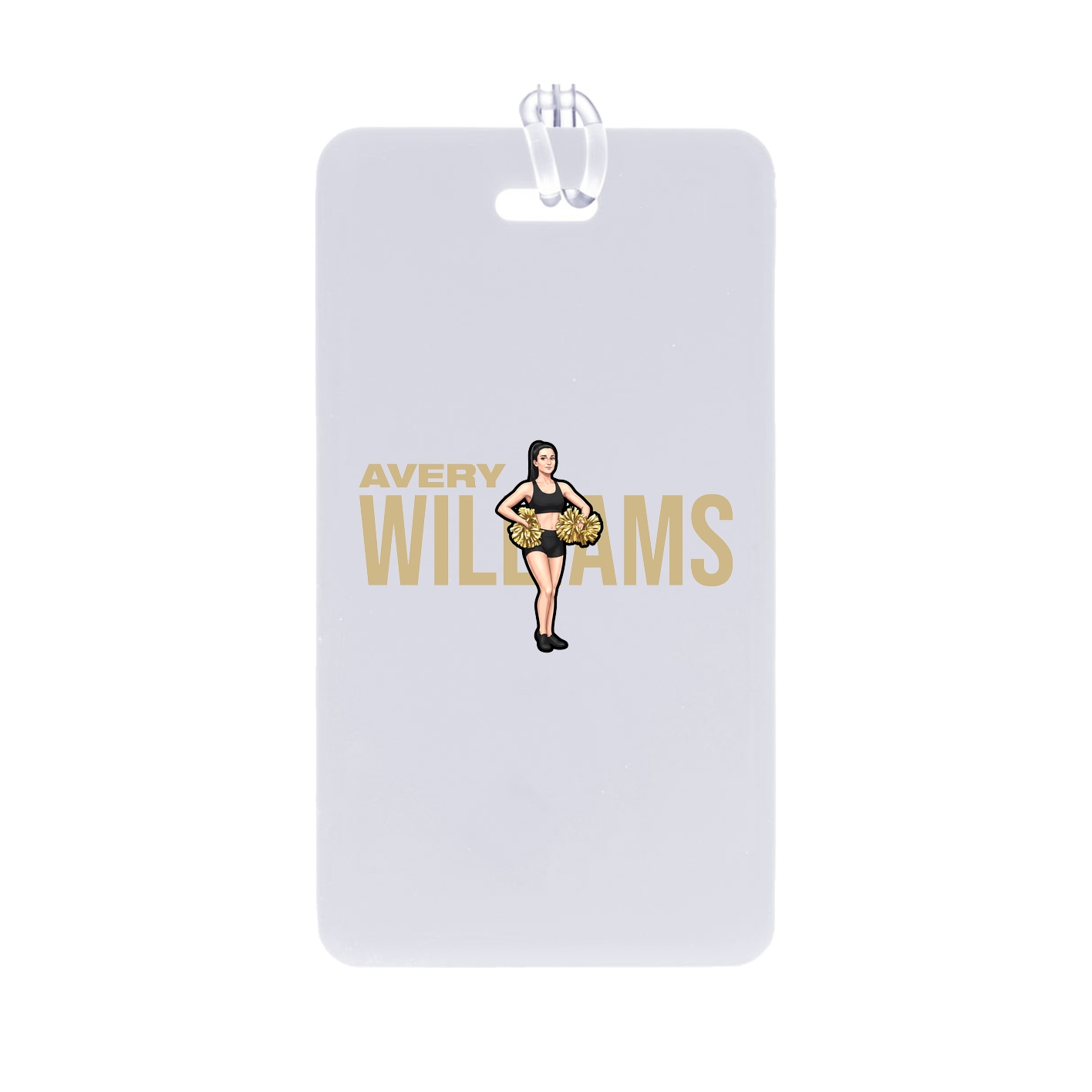 Bag Tag — Player Name in Classic