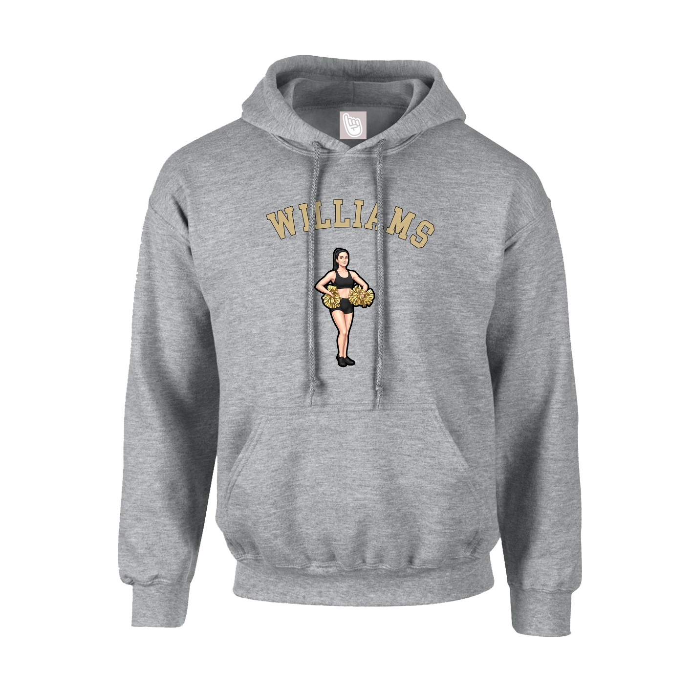 Youth Hoodie — Shirsey Arch in Grey
