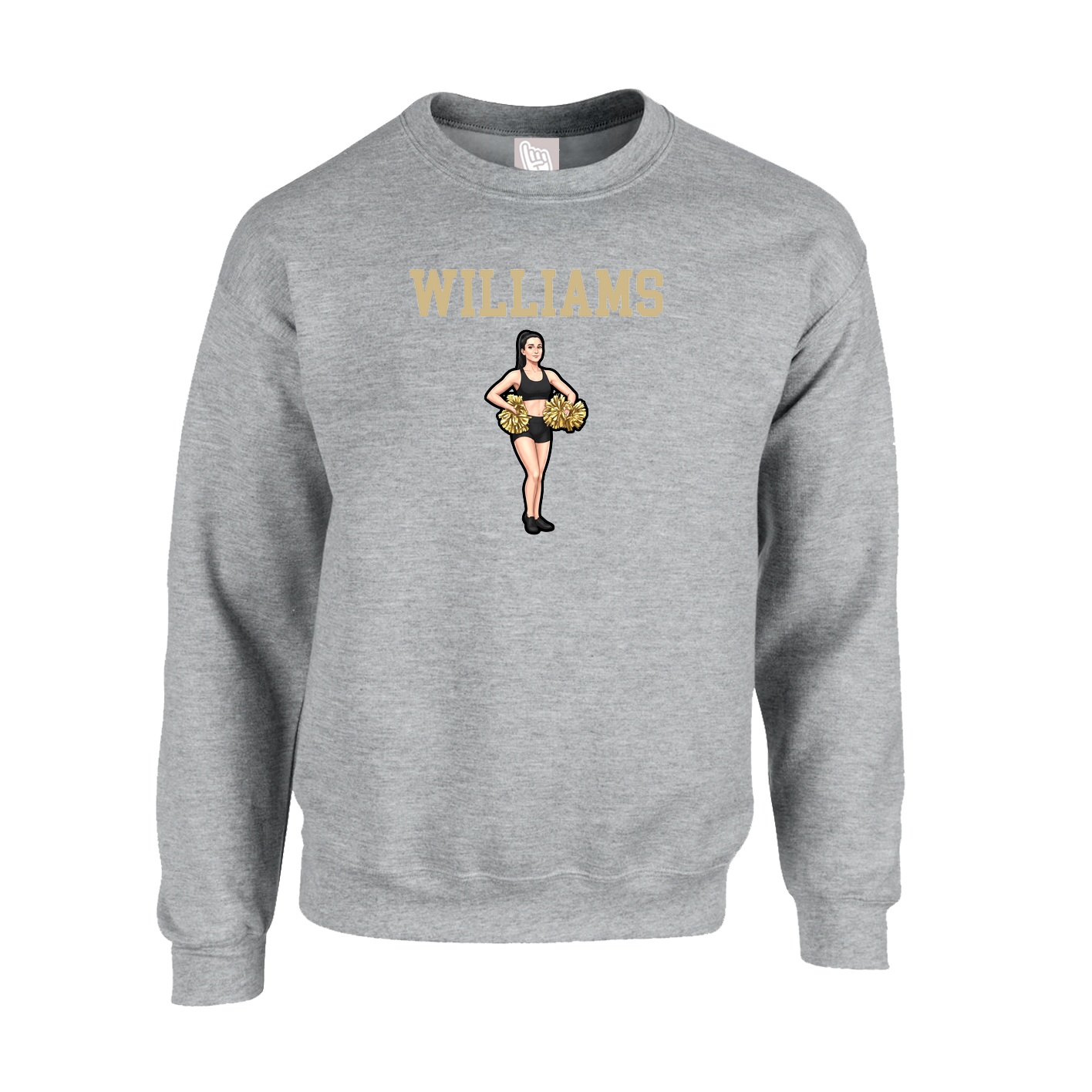Fleece Crew — Shirsey in Grey