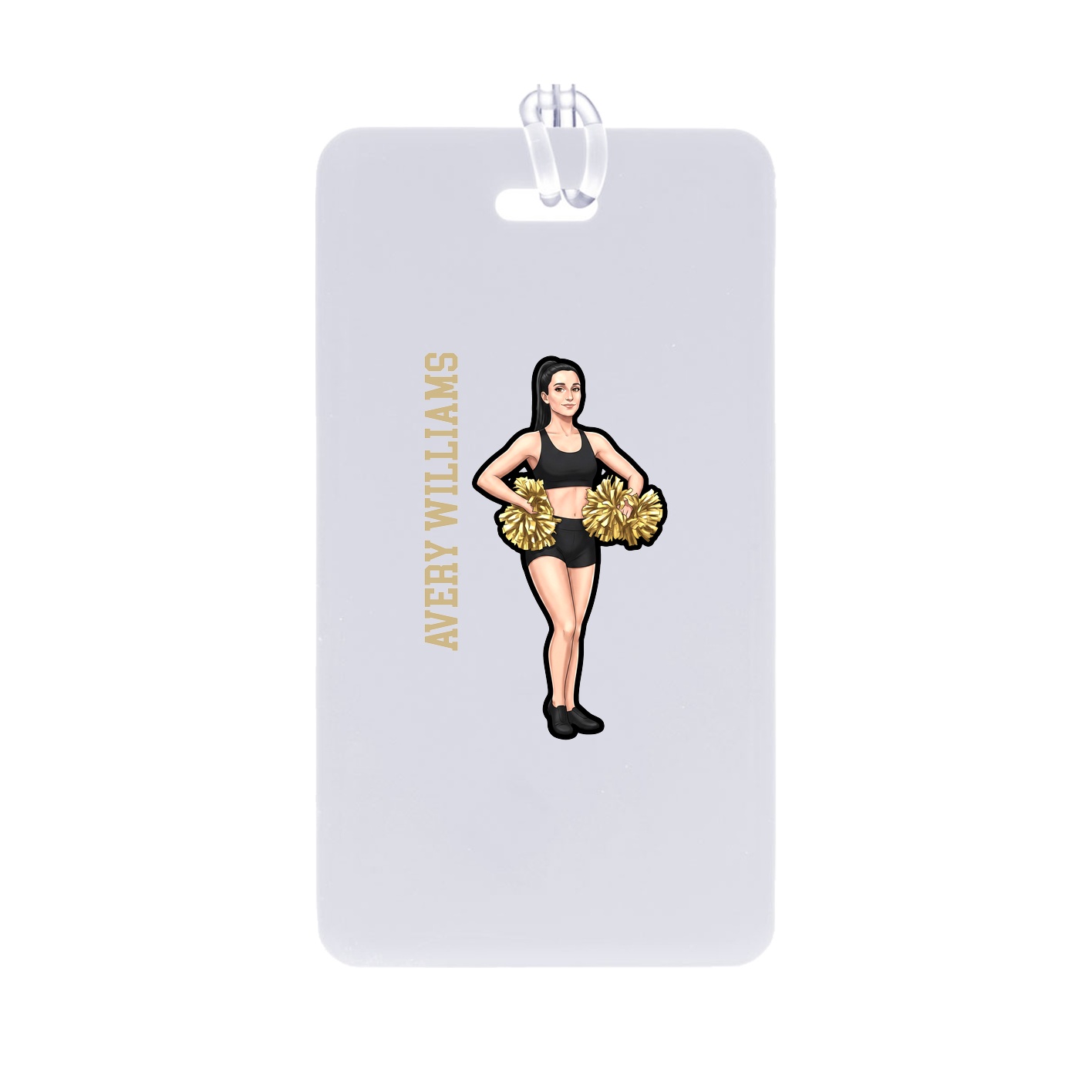 Bag Tag — Name Vertical in Classic