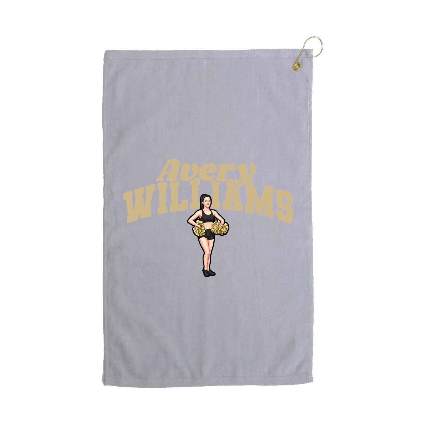 Golf Towel — Signature Arch in Grey