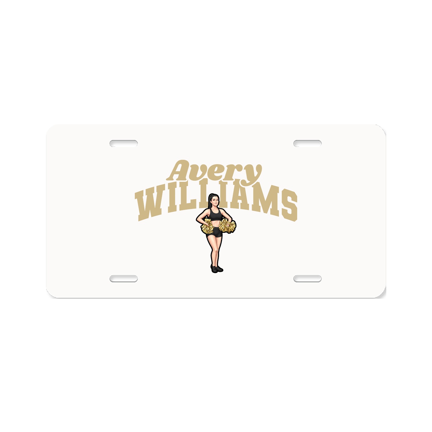 License Plate — Signature Arch in Classic